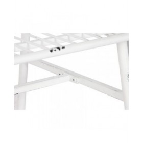 Mobili da giardino Home ESPRIT Bianco 115 x 53 x 83 cm (4 Pezzi)