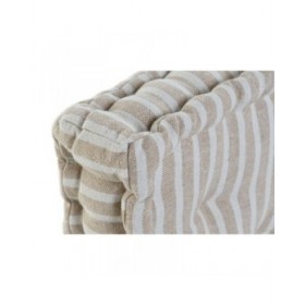 Cuscino Home ESPRIT Giallo Beige Mediterraneo 56 x 56 x 13 cm (3 Unità)