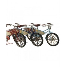 Statua Decorativa Home ESPRIT 27 x 9,5 x 14,5 cm (3 Unità) Bicicletta