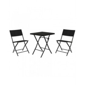 Mobili da giardino Home ESPRIT Nero 58 x 58 x 71,5 cm