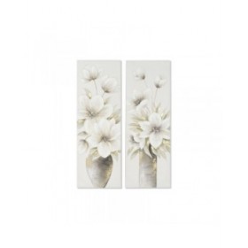 Quadro Home ESPRIT Vaso Tradizionale 40 x 3 x 120 cm (2 Unità)