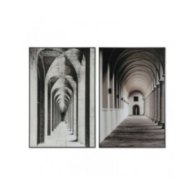 Quadro Home ESPRIT Moderno 80 x 2,5 x 120 cm (2 Unità)