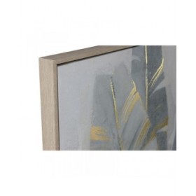 Quadro Home ESPRIT Palme Dorato Tropicale 90 x 4 x 120 cm (2 Unità)