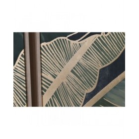 Set di 3 quadri Home ESPRIT Palme Tropicale 180 x 4 x 120 cm (3 Pezzi)
