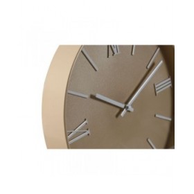 Orologio da Parete Home ESPRIT Azzurro Rosa Senape PVC 30 x 4 x 30 cm (3 Unità)