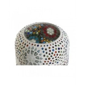 Lampada da tavolo DKD Home Decor Bianco Multicolore Alluminio Cristallo 40 W 220 V 15 x 15 x 18 cm