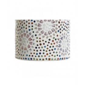 Lampada da tavolo DKD Home Decor Bianco Multicolore Alluminio Cristallo 40 W 220 V 15 x 15 x 18 cm