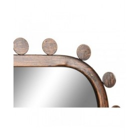Specchio da parete Home ESPRIT Nero Dorato Neoclassico 44 x 2,5 x 64 cm