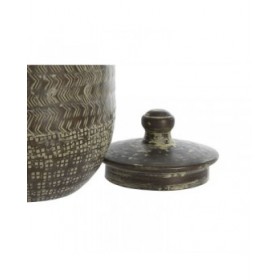 Vaso Home ESPRIT Verde 20 x 20 x 42 cm
