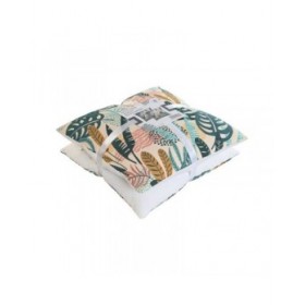 Set di cuscini Home ESPRIT Giungla 45 x 5 x 45 cm (2 Unità)