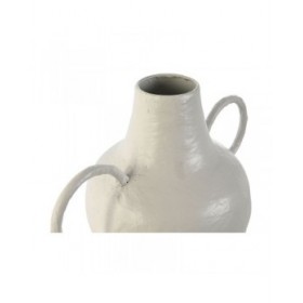 Vaso Home ESPRIT Bianco Metallo 33,5 x 20 x 36 cm