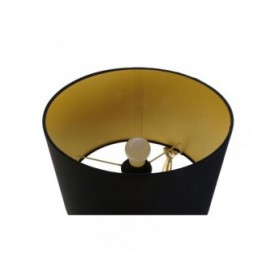 Lampada da tavolo Home ESPRIT Nero Dorato Resina 50 W 220 V 31 x 28 x 50 cm (2 Unità)