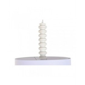 Lampadario Home ESPRIT Bianco Ferro 40 x 40 x 50 cm