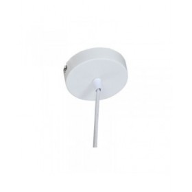 Lampadario Home ESPRIT Bianco Ferro 40 x 40 x 50 cm