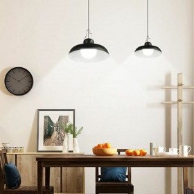 Lampadario Lumisky WAREN Nero Metallo Moderno
