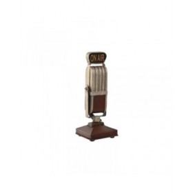 Statua Decorativa Home ESPRIT Marrone Argentato Vintage 10 x 10 x 24 cm