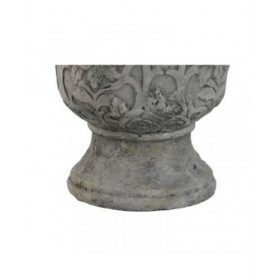 Vaso Home ESPRIT Bianco Grigio Cemento 22 x 22 x 29 cm