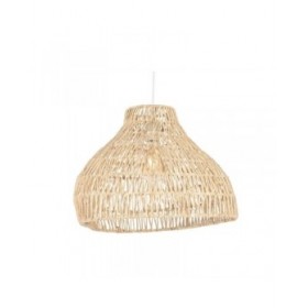 Lampadario Home ESPRIT Marrone Chiaro Metallo Corda 53 x 42 x 32 cm