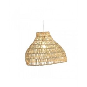 Lampadario Home ESPRIT Marrone Chiaro Metallo Corda 53 x 42 x 32 cm