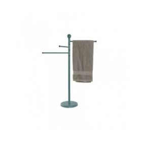 Portasciugamani da Terra Home ESPRIT Beige Turchese Metallo 43 x 22 x 90 cm 2 Unità