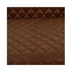 Divano Alexandra House Living Marrone Rosso Macchina 68 x 68 x 157 cm