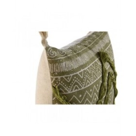 Cuscino Home ESPRIT Verde Boho 45 x 5 x 45 cm
