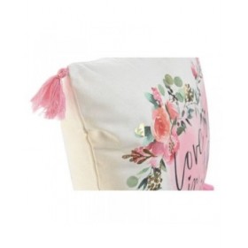 Cuscino Home ESPRIT Romantico 45 x 5 x 45 cm (2 Unità)