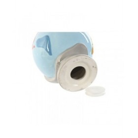 Salvadanaio Home ESPRIT Dolomite Mappamondo 14,5 x 13,5 x 19 cm (2 Unità)