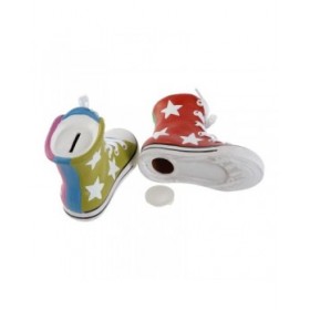 Salvadanaio Home ESPRIT Ceramica Pantofole 18 x 8 x 14 cm (3 Unità)