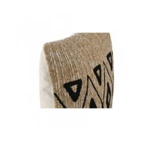 Cuscino Home ESPRIT Nero Naturale 42 x 15 x 42 cm