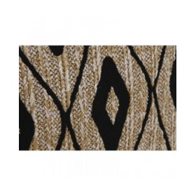 Cuscino Home ESPRIT Nero Naturale 42 x 15 x 42 cm