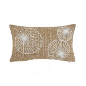 Cuscino Home ESPRIT Bianco Naturale 50 x 15 x 30 cm