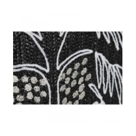 Cuscino Home ESPRIT Bianco Nero Palma 42 x 15 x 42 cm