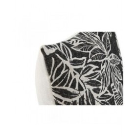Cuscino Home ESPRIT Bianco Nero Stampato 45 x 15 x 45 cm