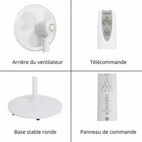 Ventilatore a Piantana Oceanic 684161