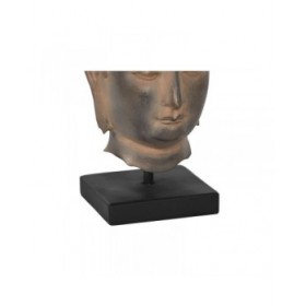Statua Decorativa Home ESPRIT Marrone Nero Buddha Orientale 15 x 18 x 38 cm