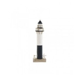Statua Decorativa Home ESPRIT Azzurro Bianco Rosso 11 x 7,5 x 36,5 cm (2 Unità)