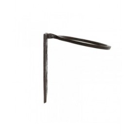 Supporto da Parete per Appendere Vasi Home ESPRIT Marrone scuro Ferro 18 x 17,5 x 18 cm