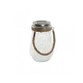 Decorazione luminosa Home ESPRIT Trasparente Argentato 11 x 11 x 18 cm