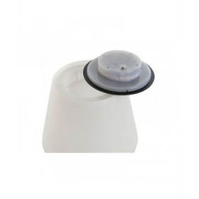 Lampada da tavolo Home ESPRIT Bianco Nero PVC Acciaio inossidabile Alluminio 18 x 18 x 26,5 cm