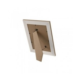 Cornice Portafoto Home ESPRIT Cristallo Legno MDF 18 x 2,8 x 23 cm (4 Unità)