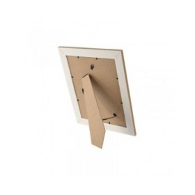 Cornice Portafoto Home ESPRIT Cristallo Legno MDF Scandinavo 23 x 2,8 x 28 cm (4 Unità)