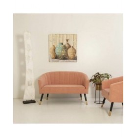 Vaso Alexandra House Living Nero Dorato Metallo 24 x 50 x 24 cm Con supporto