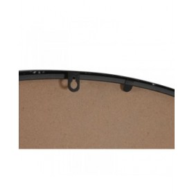 Specchio da parete Home ESPRIT Nero Moderno 120 x 2 x 120 cm