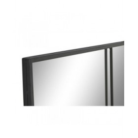 Specchio da parete Home ESPRIT Nero 90 x 2 x 180 cm