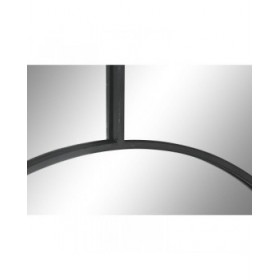 Specchio da parete Home ESPRIT Nero 90 x 2 x 180 cm