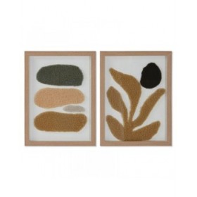 Quadro Home ESPRIT Astratto Città 30 x 2,5 x 40 cm (2 Unità)