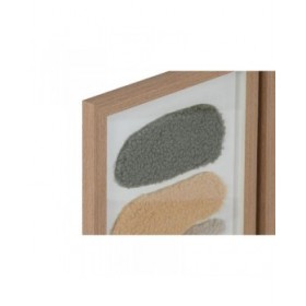 Quadro Home ESPRIT Astratto Città 30 x 2,5 x 40 cm (2 Unità)