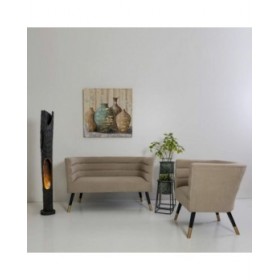 Set di vasi da fiori Alexandra House Living Azzurro Nero Metallo 23 x 45 x 23 cm 26 x 70 x 26 cm 2 Pezzi