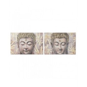 Quadro Home ESPRIT Buddha Orientale 120 x 3 x 80 cm (2 Unità)